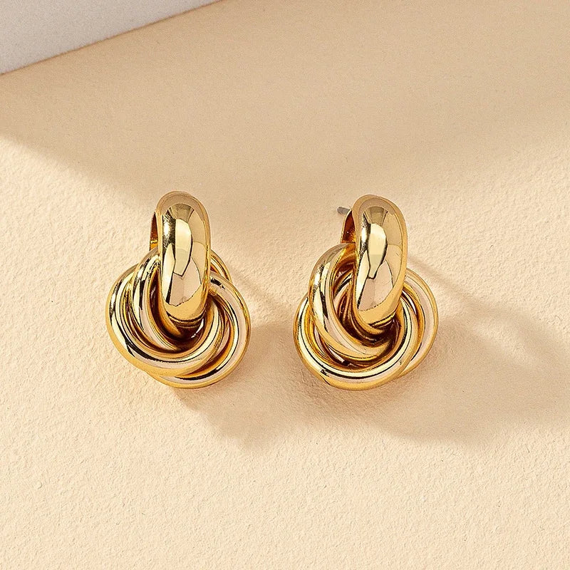 Soft Glow Knot Studs