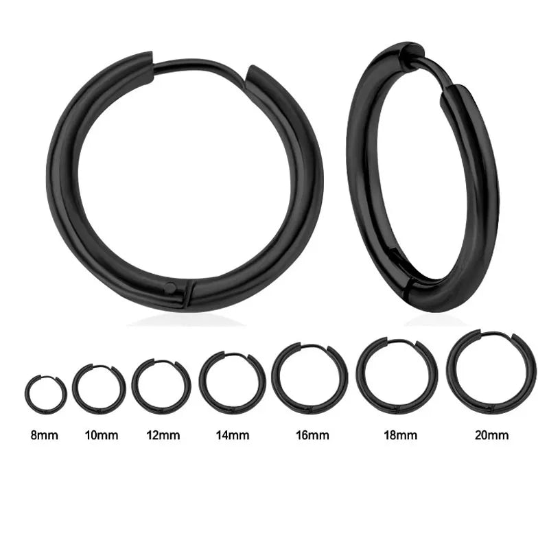 Edge Hoops for Men and  Women
